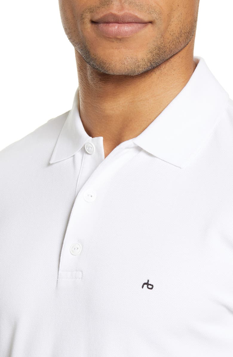 rag & bone Hyper Laundered Slim Fit Piqué Polo, Alternate, color, 