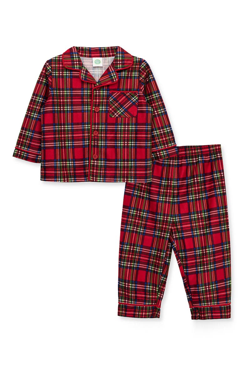 Kids' Plaid Coat Pajamas, Main, color, PLAID
