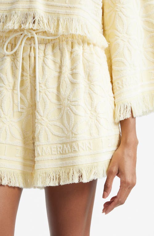 ZIMMERMANN ZIMMERMANN COCO JACQUARD TERRY CLOTH SHORTS