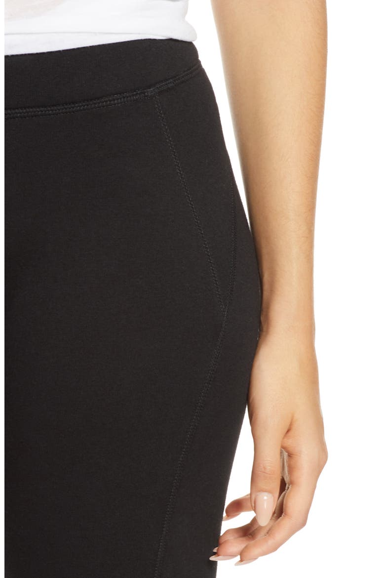 Ashlee Double Knit Leggings, Alternate, color, BLACK