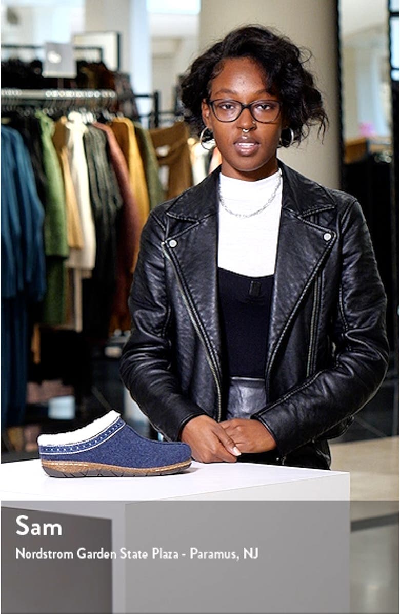 Elya Faux Fur Clog, sales video thumbnail