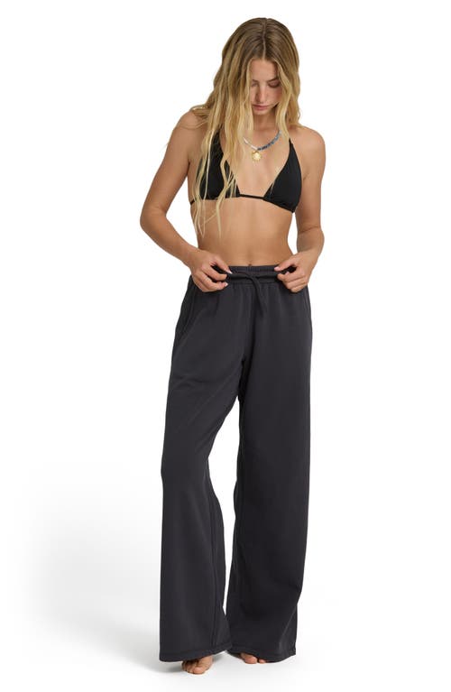 Billabong The Avery Brushed Fleece Sweatpants In Black