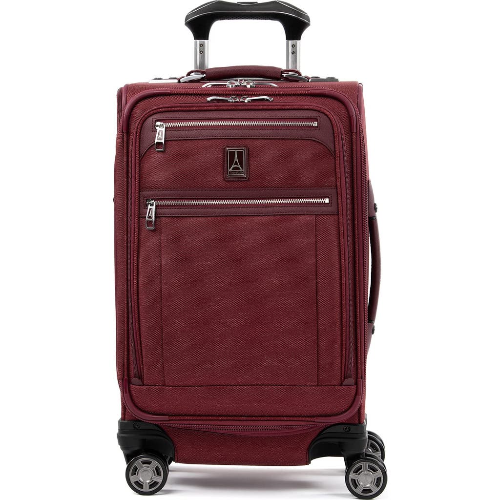 Travelpro Platinum Elite Softside Expandable Carry-on 21-inch Luggage In Bordeaux Red