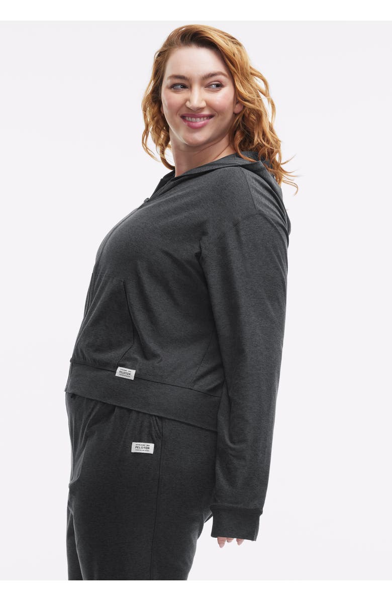 Peloton Dreamblend Full Zip, Alternate, color, Heather Grey