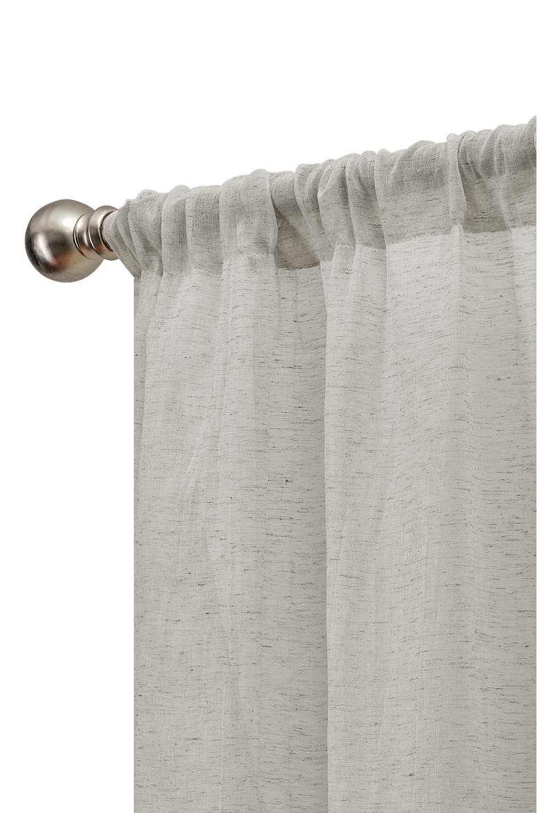 Charter Crushed Set of 2 Curtain Panels, Alternate, color, GREY