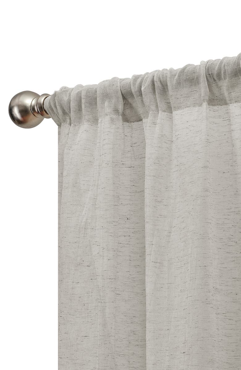 French Connection Charter Crushed Set of 2 Curtain Panels, Alternate, color, Light Grey