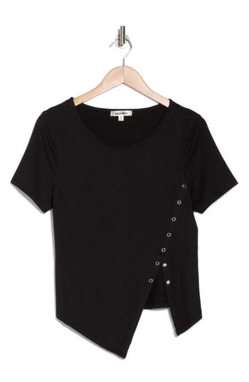 Vigoss Side Button Knit Top