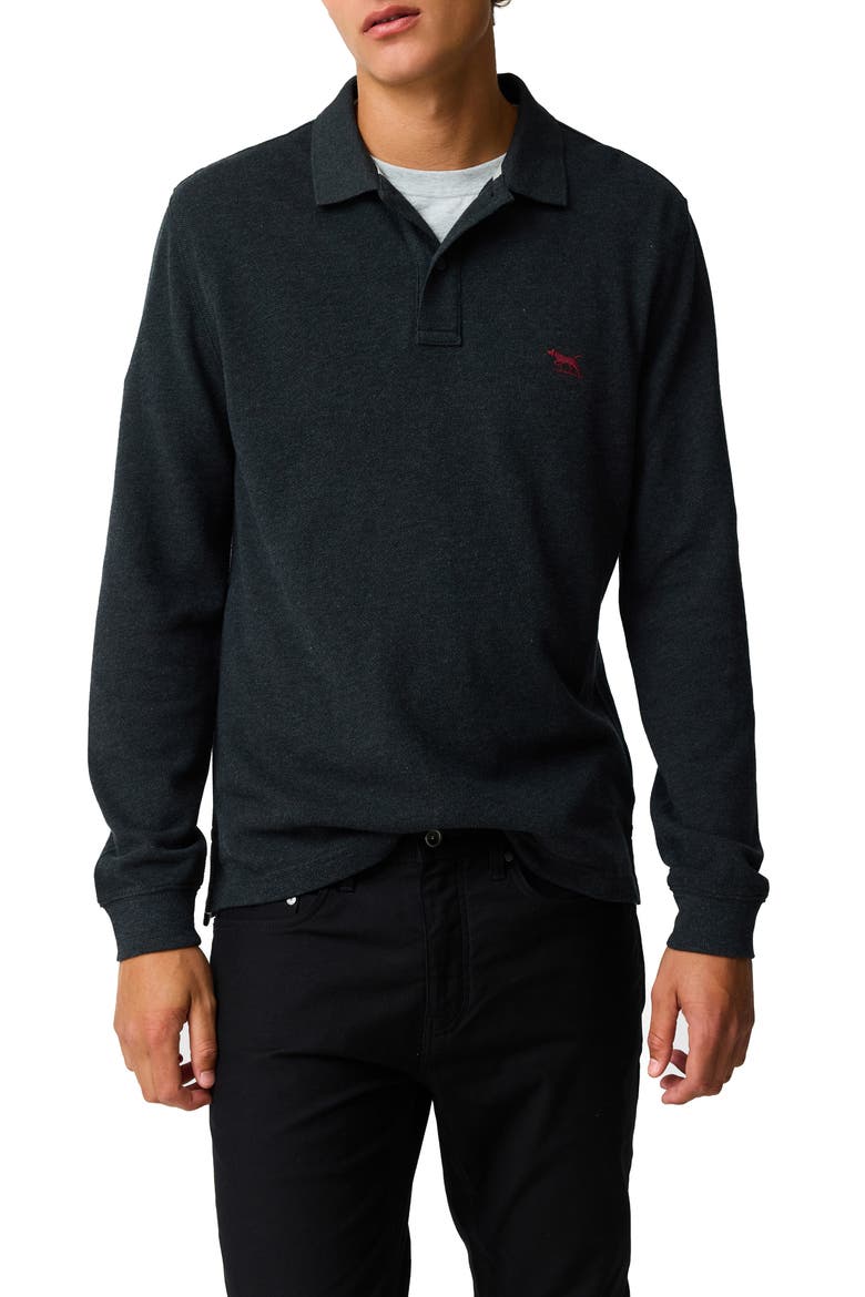 Gunn Piqué Polo, Main, color, GRAPHITE