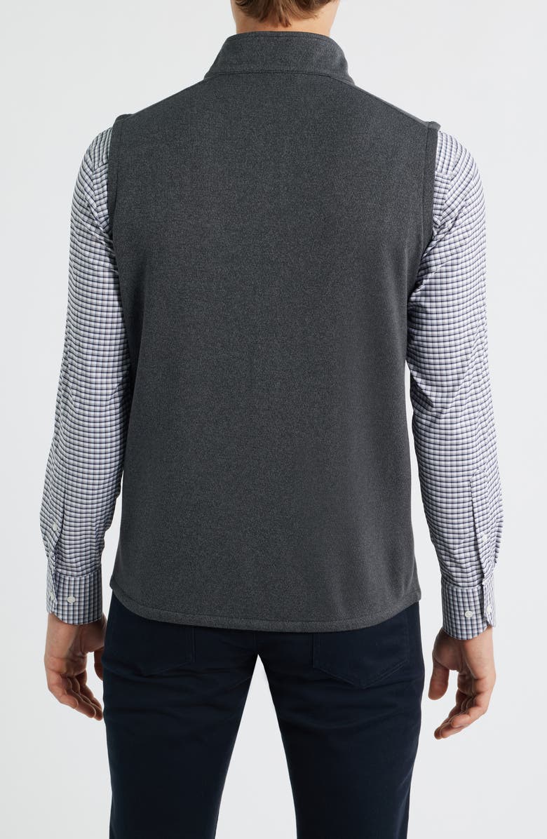 Peter Millar Crown Knit Vest, Alternate, color, Iron