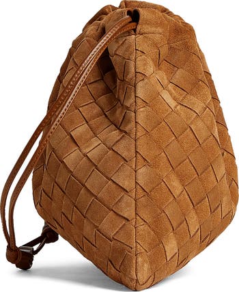Bottega Veneta Medium Dustbag Intrecciato Suede Bag | Nordstrom