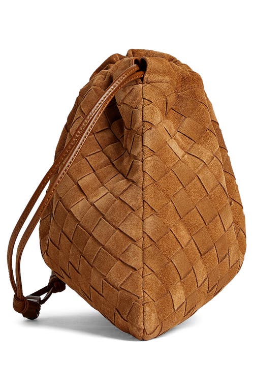 Bottega Veneta Medium Dustbag Intrecciato Suede Bag