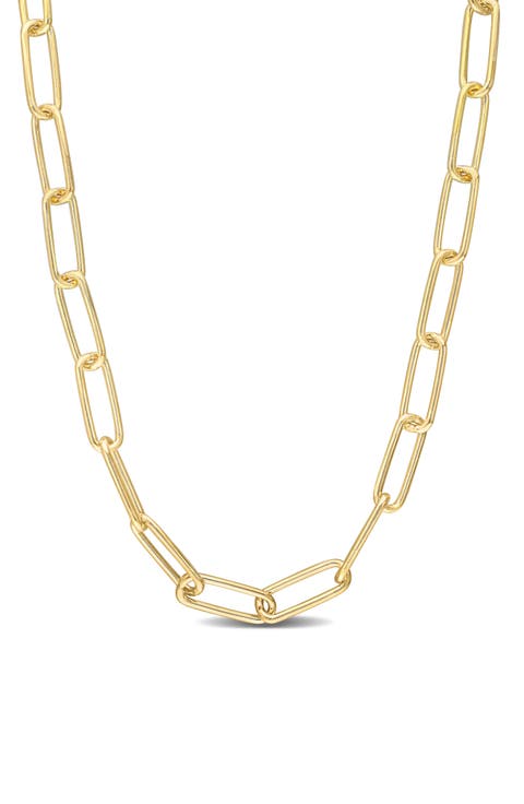 Paper Clip Chain Necklace