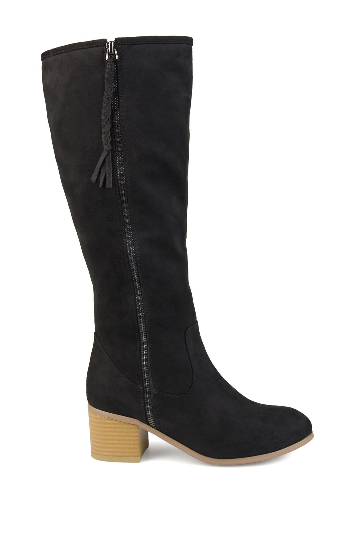 Journee Collection JOURNEE Sanora Knee High Boot, Alternate, color, Black