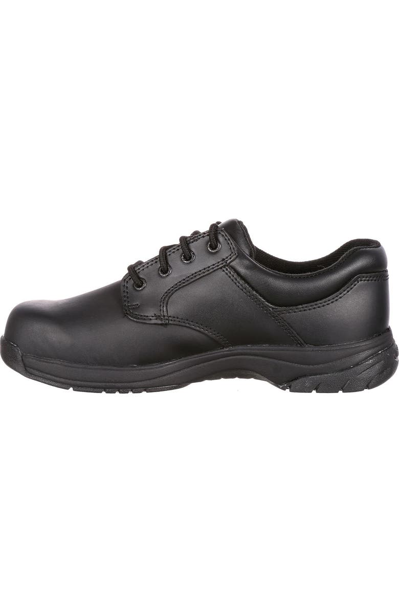 Rocky SlipStop 911 Plain Toe Oxford Shoe, Alternate, color, Black