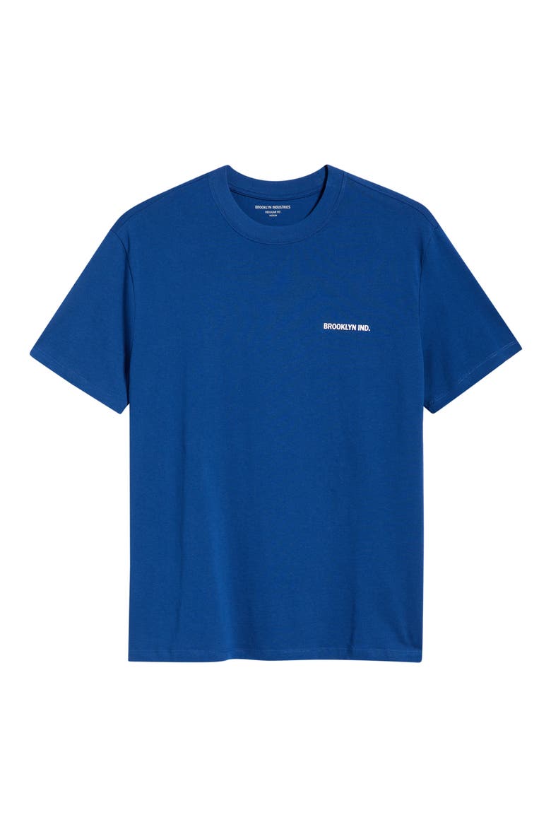 Logo Cotton Graphic T-Shirt, Alternate, color, NAVY PEONY