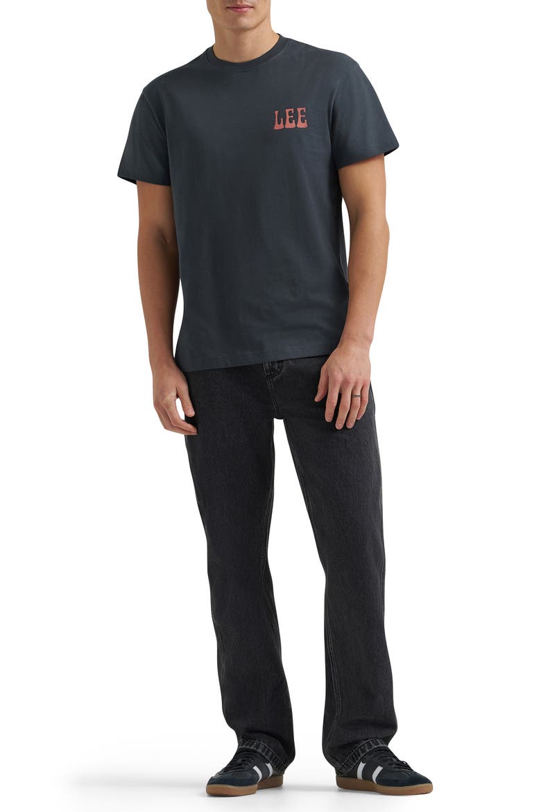 Essential Americana Graphic T-Shirt, Alternate, color, WASHED BLACK