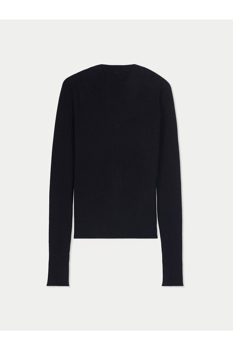 Cashmere Two-Way Zip Cardigan, Alternate, color, black