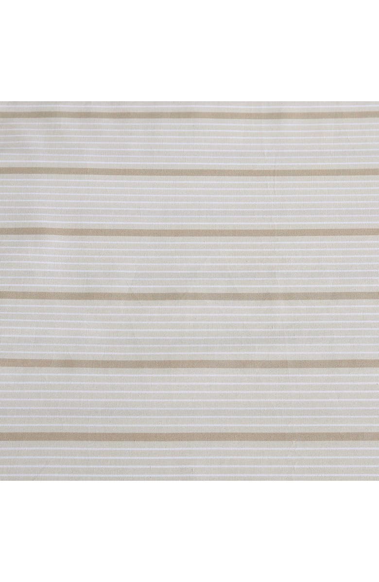 Nautica Merrick Stripe 200 Thread Count Cotton Percale Sheet Set, Alternate, color, Beige/ Sea Wheat