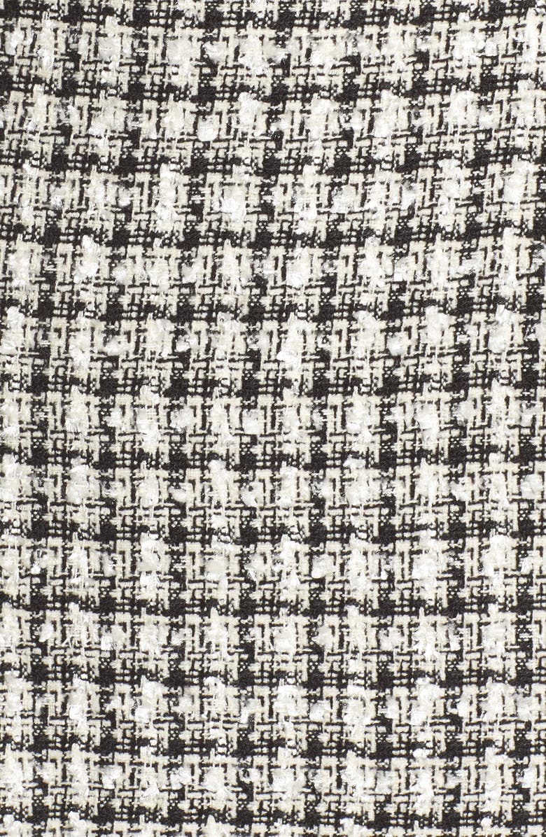 Eliza J Houndstooth Fit & Flare Dress, Alternate, color, 