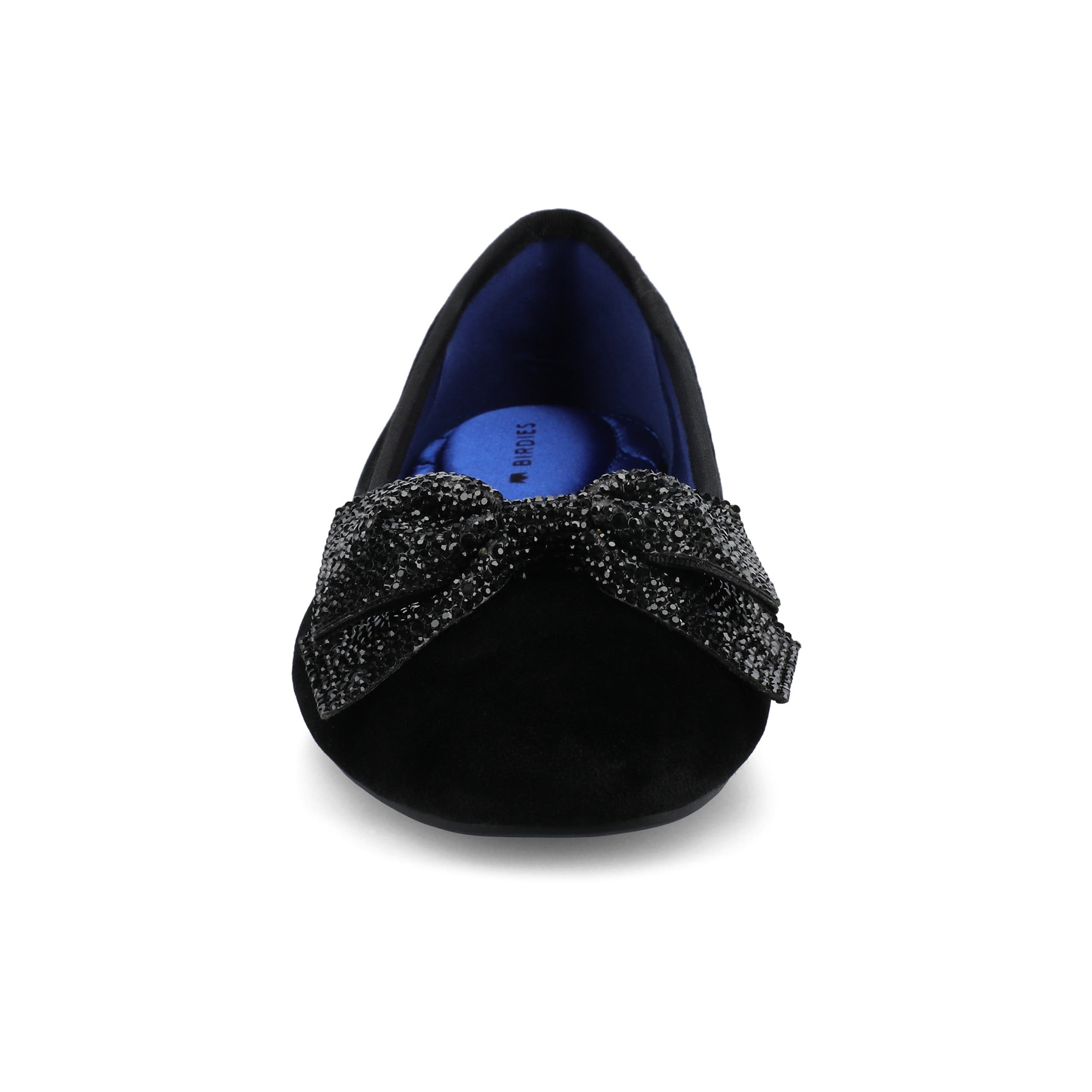 Birdies The Hummingbird Jewelry Bow Loafer, Alternate, color, Black