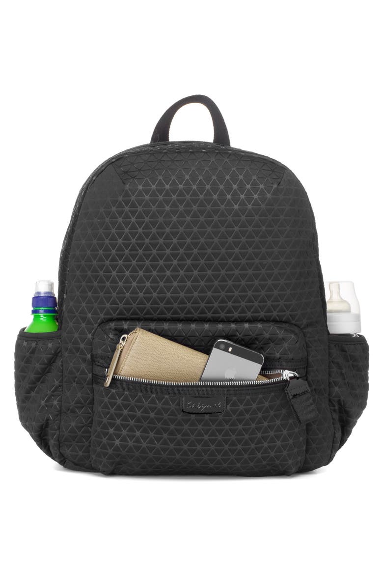 Luna Ultra Lite Diaper Backpack, Alternate, color, BLACK