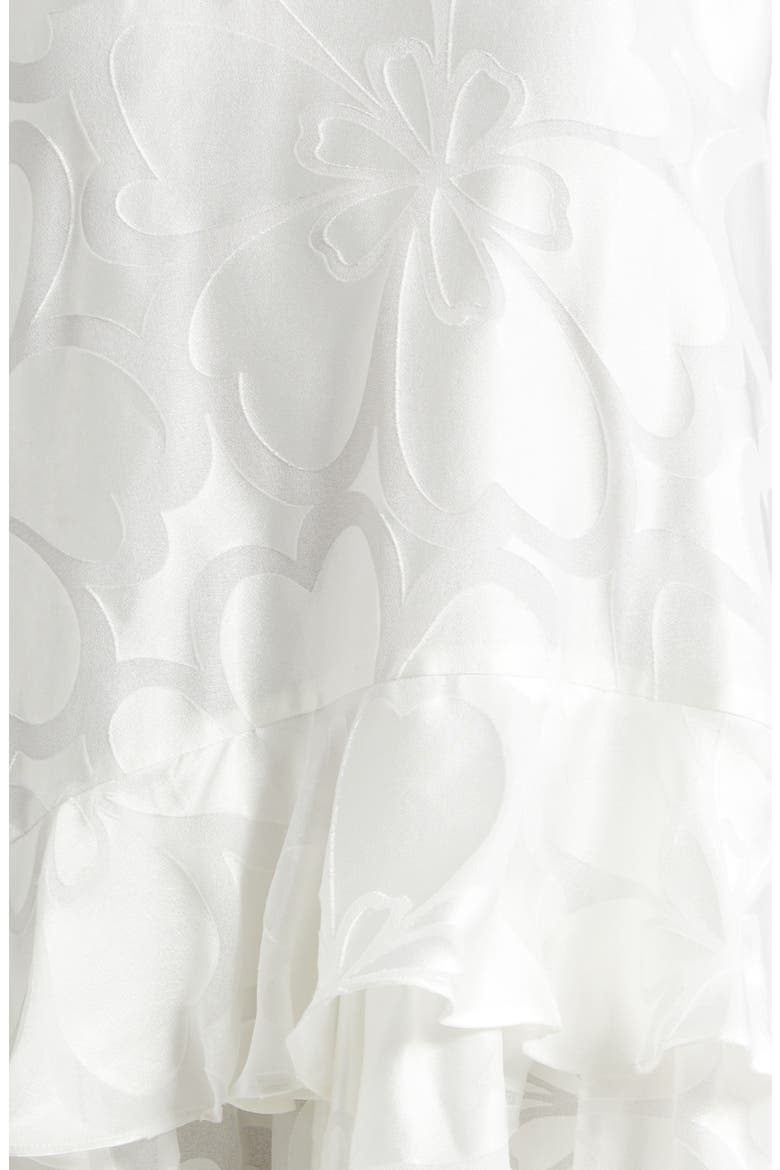 Solene One-Shoulder Minidress, Alternate, color, IVORY BURNOUT