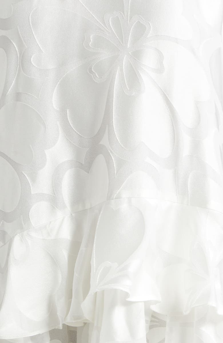 Ramy Brook Solene One-Shoulder Minidress, Alternate, color, Ivory Burnout