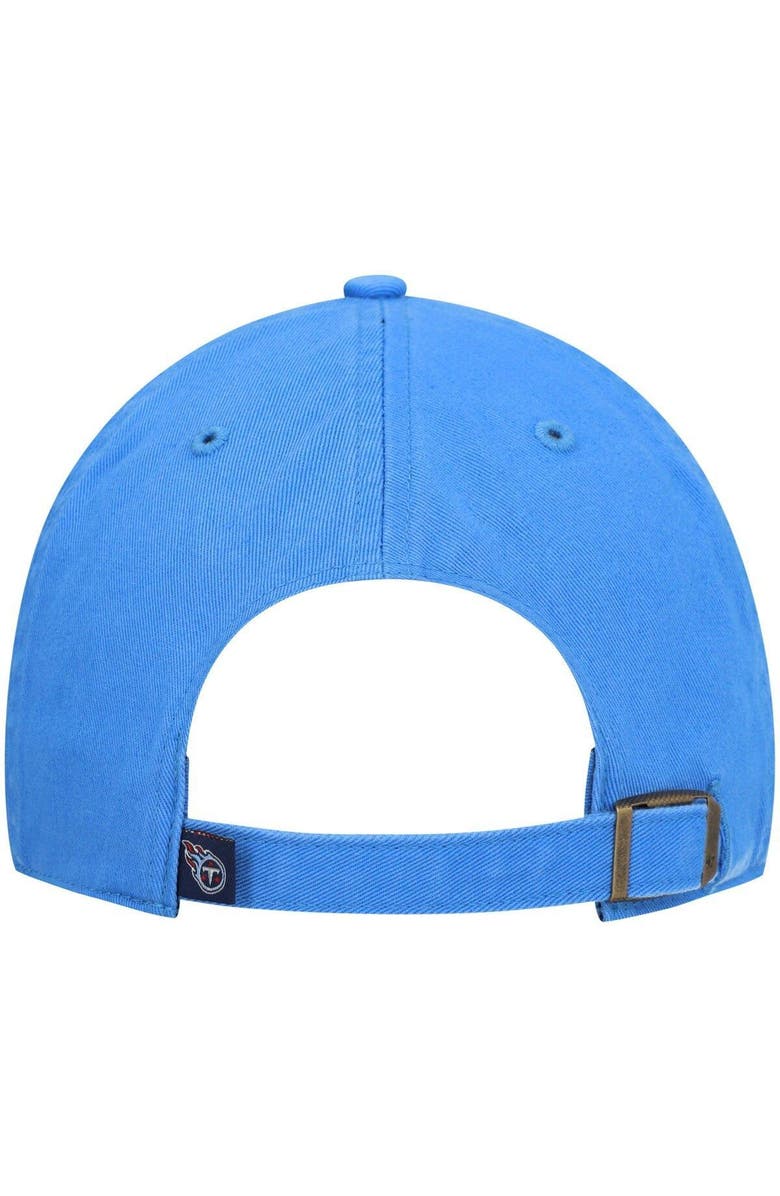 '47 Men's '47 Light Blue Tennessee Titans Secondary Clean Up Adjustable Hat, Alternate, color, Light Blue