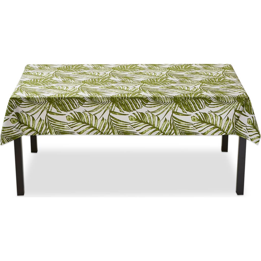 Tag Palm Garden 60 X 84 Inch Cotton Tablecloth In Green