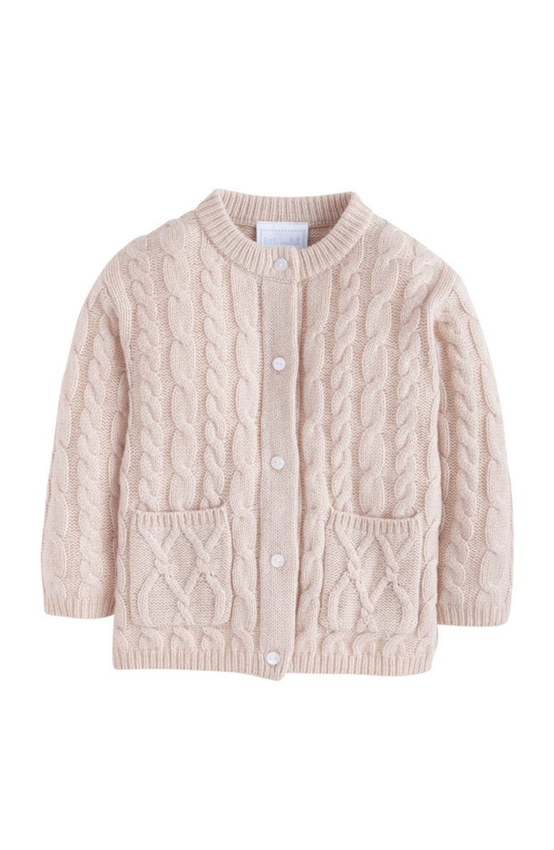 Little English Kids' Classic Cashmere Blend Cardigan, Main, color, Oatmeal
