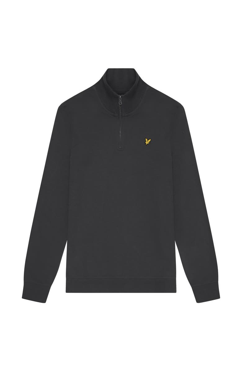Lyle & Scott Loopback Quarter Zip Sweat, Alternate, color, Gunmetal