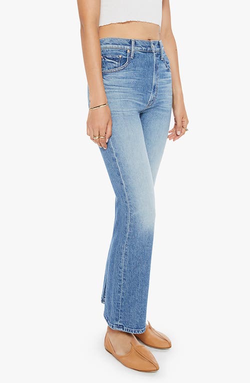Mother The Tripper Ankle Fray Jeans In All Over The Map In Blue