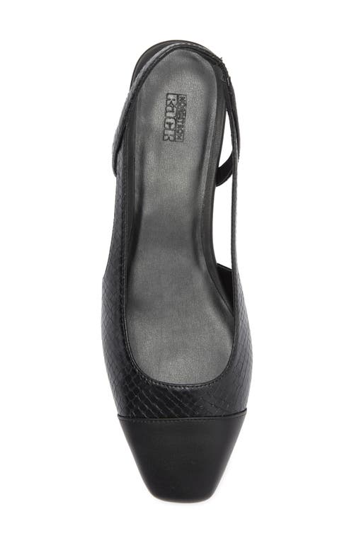 Nordstrom Rack Blaire Slingback Pump In Black Snake