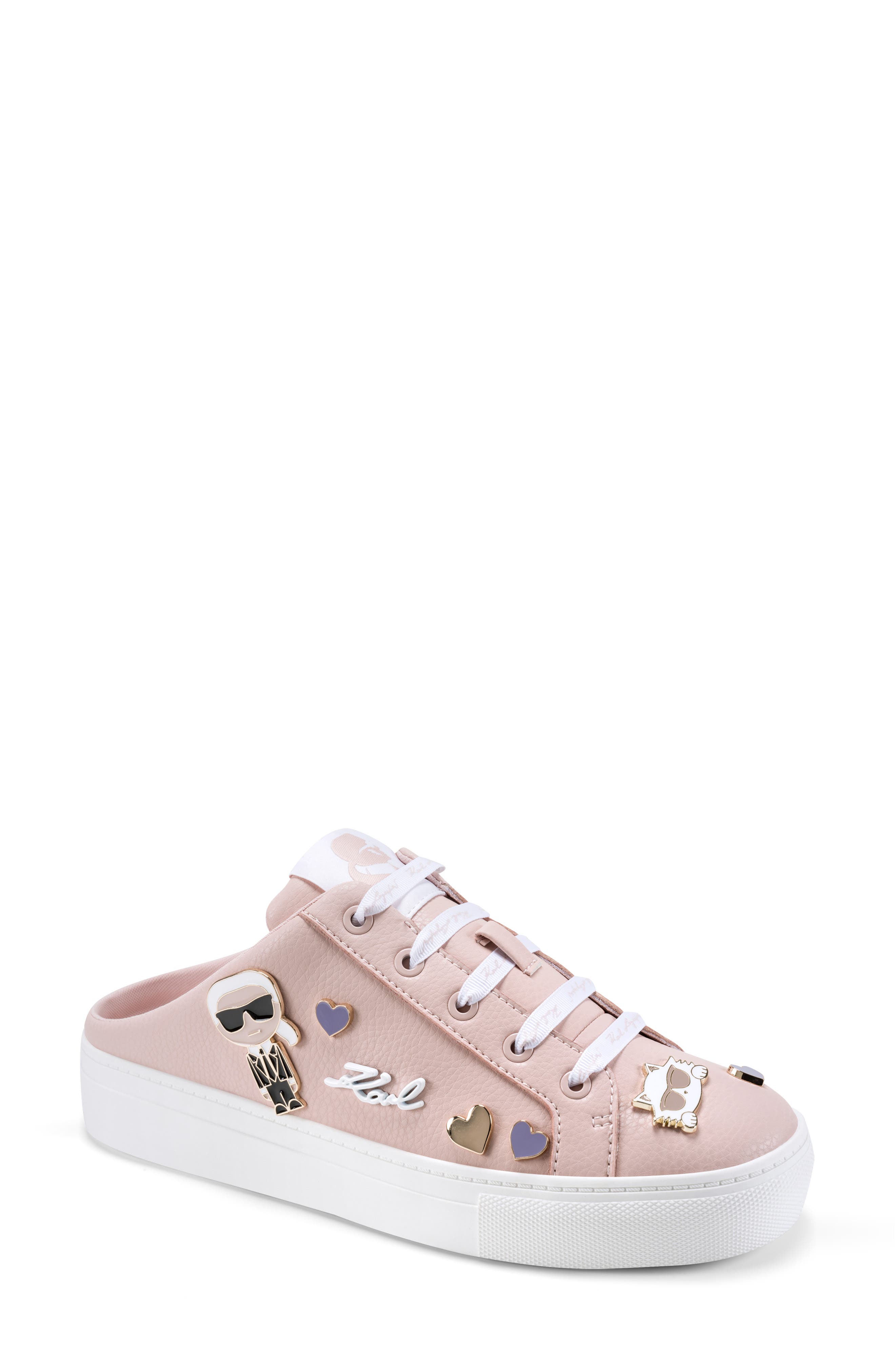 KARL LAGERFELD PARIS Cambria Mule Sneaker, Main, color, Peony Pink