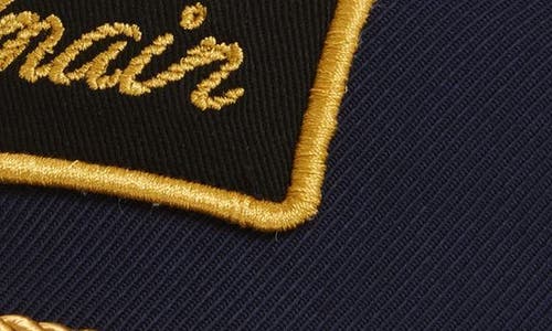 Balmain Signature Embroidered Patch Adjustable Baseball Cap