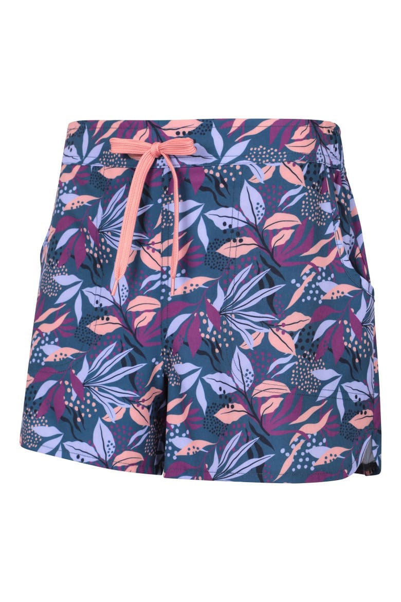 Stretch Patterned Boardshorts, Alternate, color, Purple
