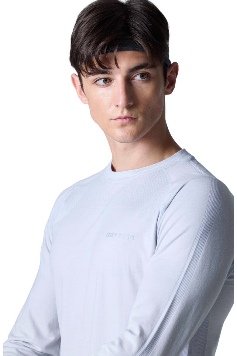 Tech Merino Classic Fit Long Sleeve Base Layer, Alternate, color, Glacier Gray