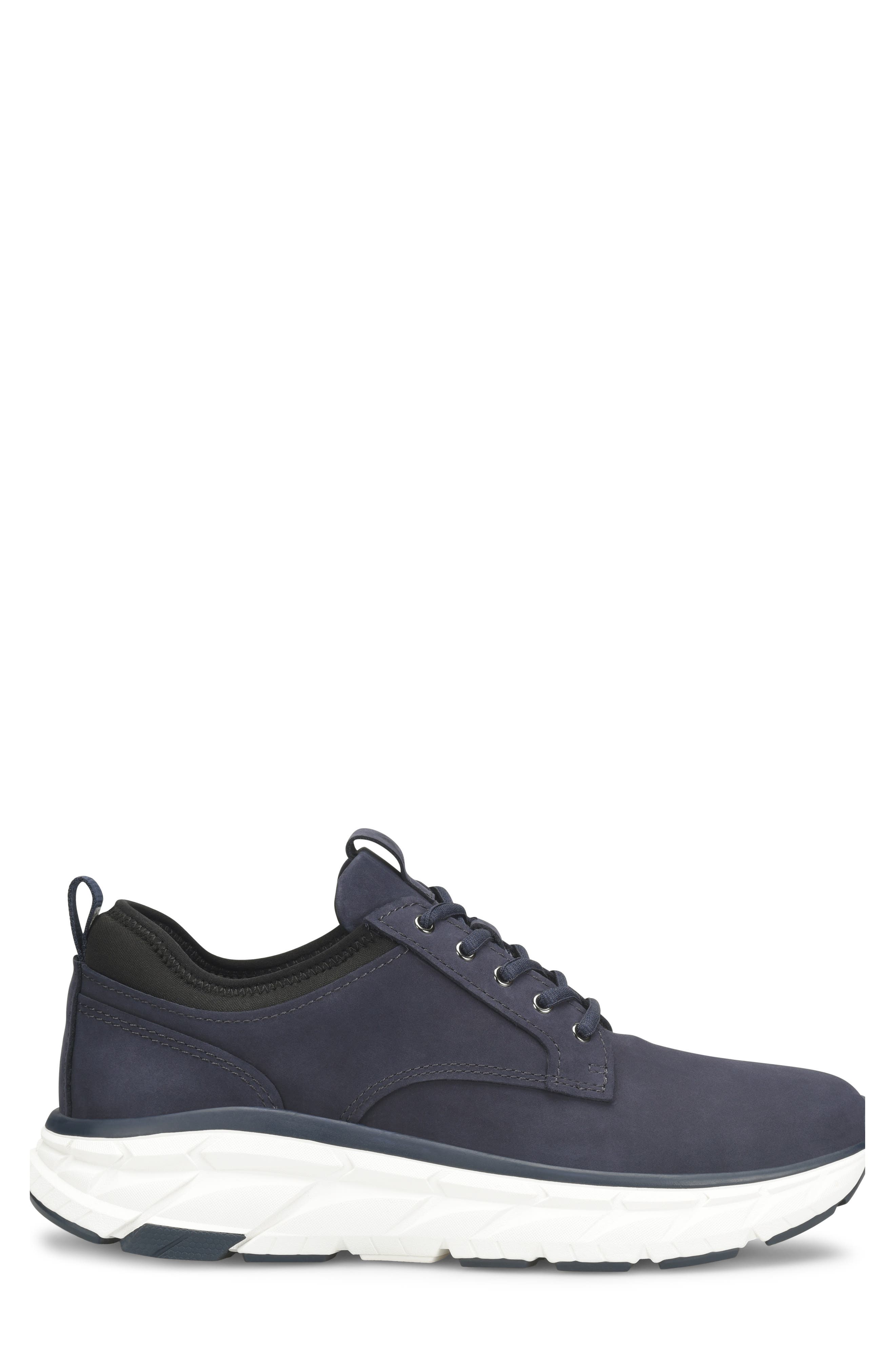 Align Verdell Water Resistant Leather Sneaker - Wide Width Available, Alternate, color, Navy