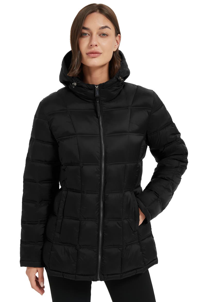 Seamless Quilted Jacket, Alternate, color, BLACK