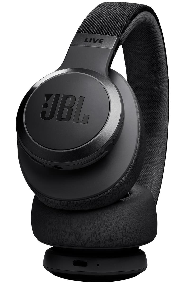 JBL Live 770NC Wireless Over-Ear Headphones with True Adaptive Noise Cancelling, Alternate, color, Black