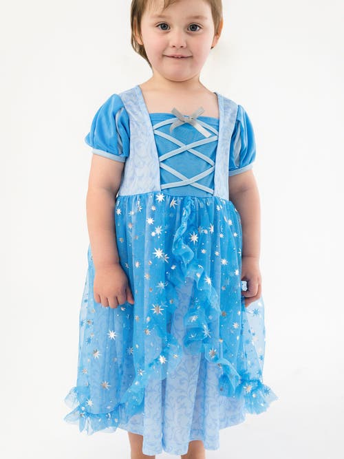 Rufflebutts Princess Dress-up Corset Nightgown In Blue
