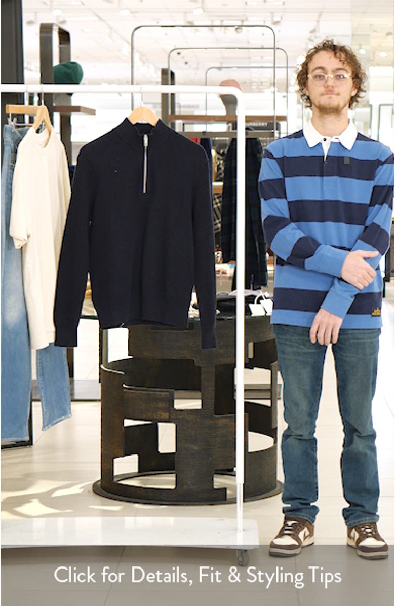 Perkins Quarter Zip Sweater, sales video thumbnail