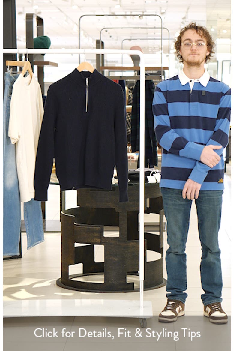 Perkins Quarter Zip Sweater video