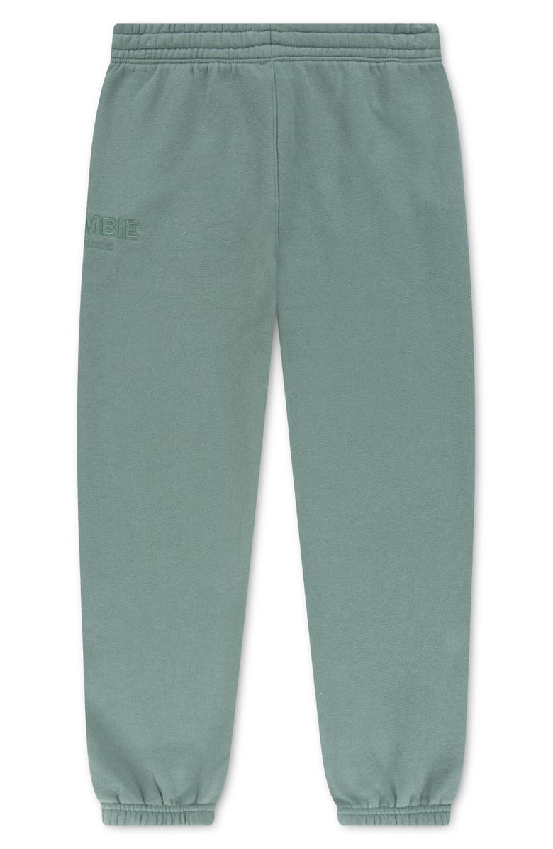 abercrombie kids Kids' Loose Cotton Blend Fleece Sweatpants, Alternate, color, Dark Forest