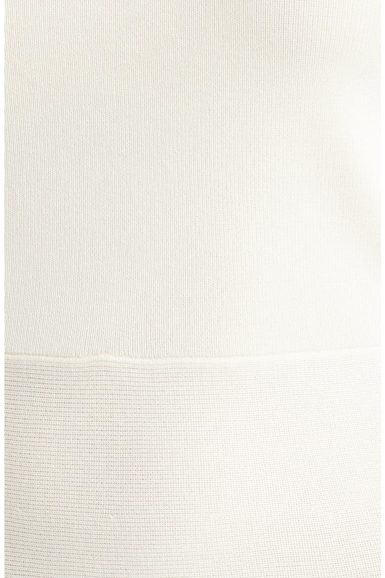 Embellished Knit Fit & Flare Dress, Alternate, color, CREAM