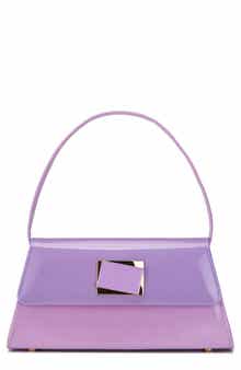 NINETY UNION Patent Faux Leather Handbag