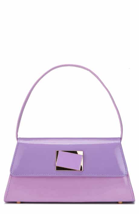 NINETY UNION Patent Faux Leather Handbag