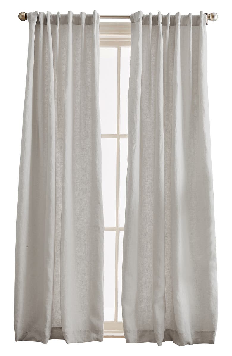 Peri Home Set of 2 Linen Curtain Panels, Main, color,