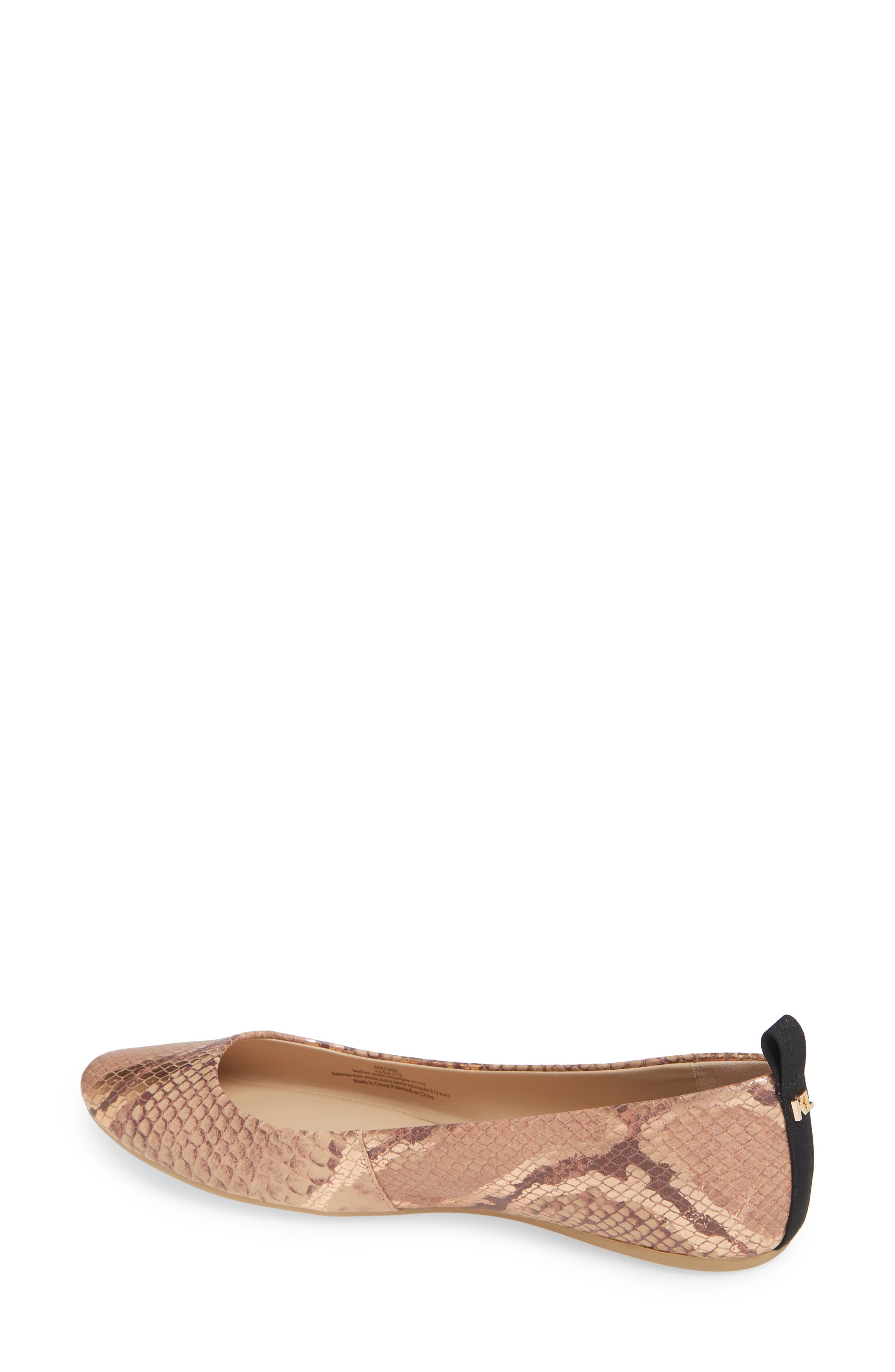 Vada Flat, Alternate, color, NUDE/ ROSE GOLD LEATHER
