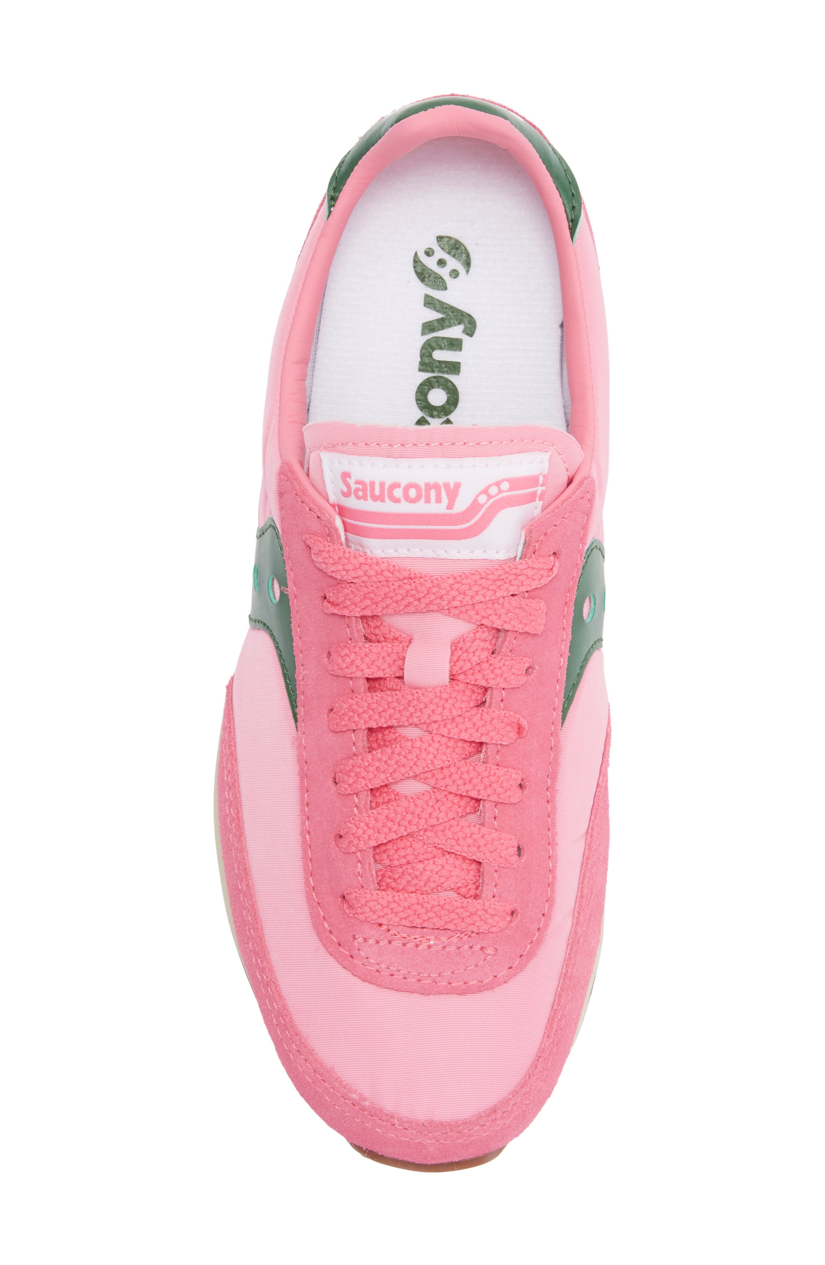 Saucony Gender Inclusive Trainer 80 Sneaker, Alternate, color, Pink/ Forest